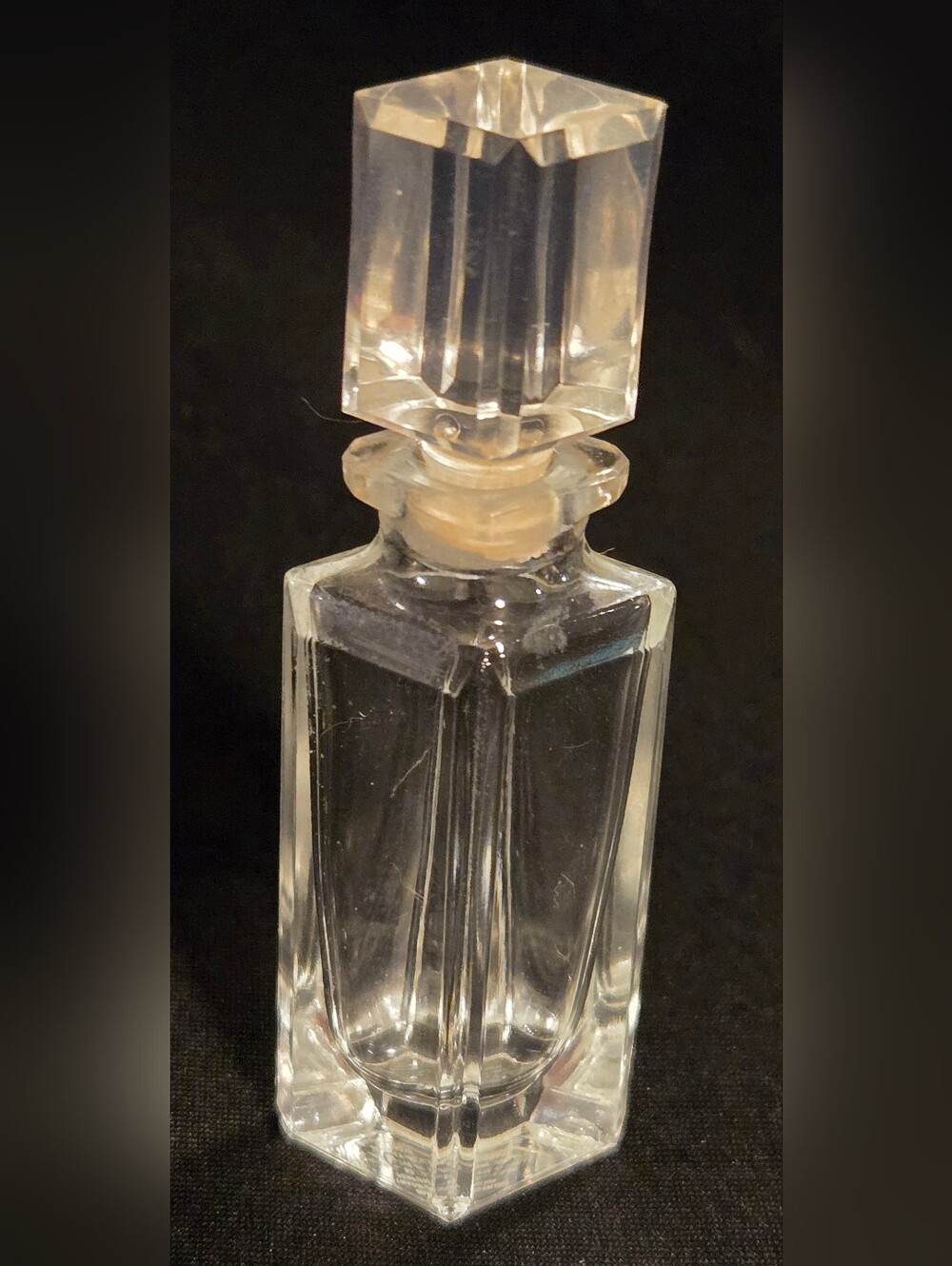 Clear Glass Perfume  Bottle Beverly Hills